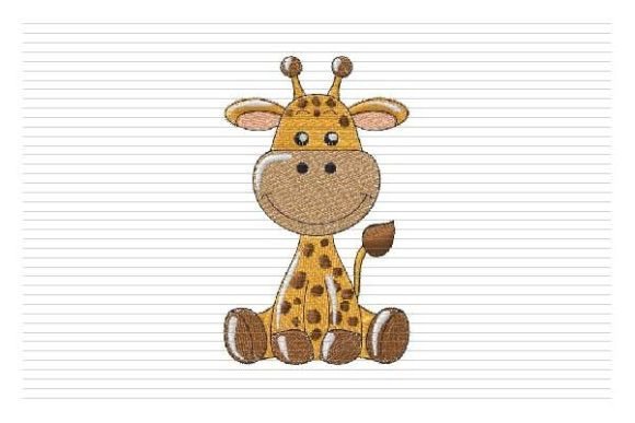 Baby Giraffe Embroidery: A Designer's Review