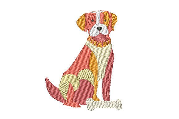 Bone and Sitting Dog Embroidery Review for Boutique Apparel