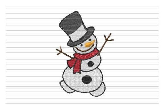 Christmas Snowman Embroidery File Review