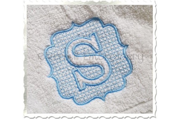 Embossed Embroidery Alphabet for Seasonal Shop Collections