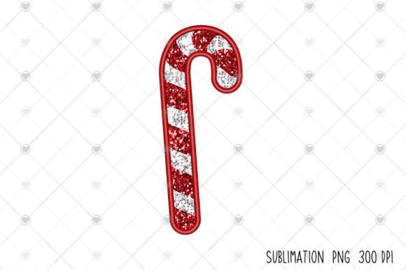 Fuax Sequin Candy Cane Embroidery Png Review