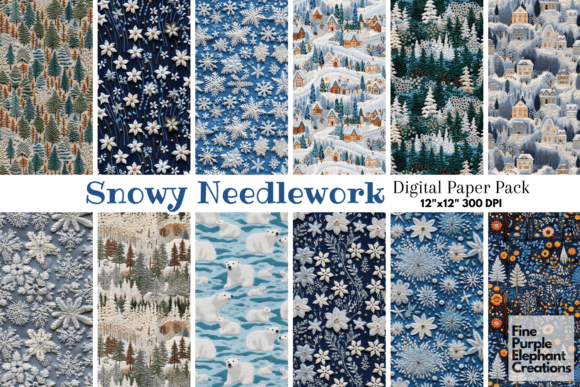 Winter Snow Embroidery Christmas Holida Review